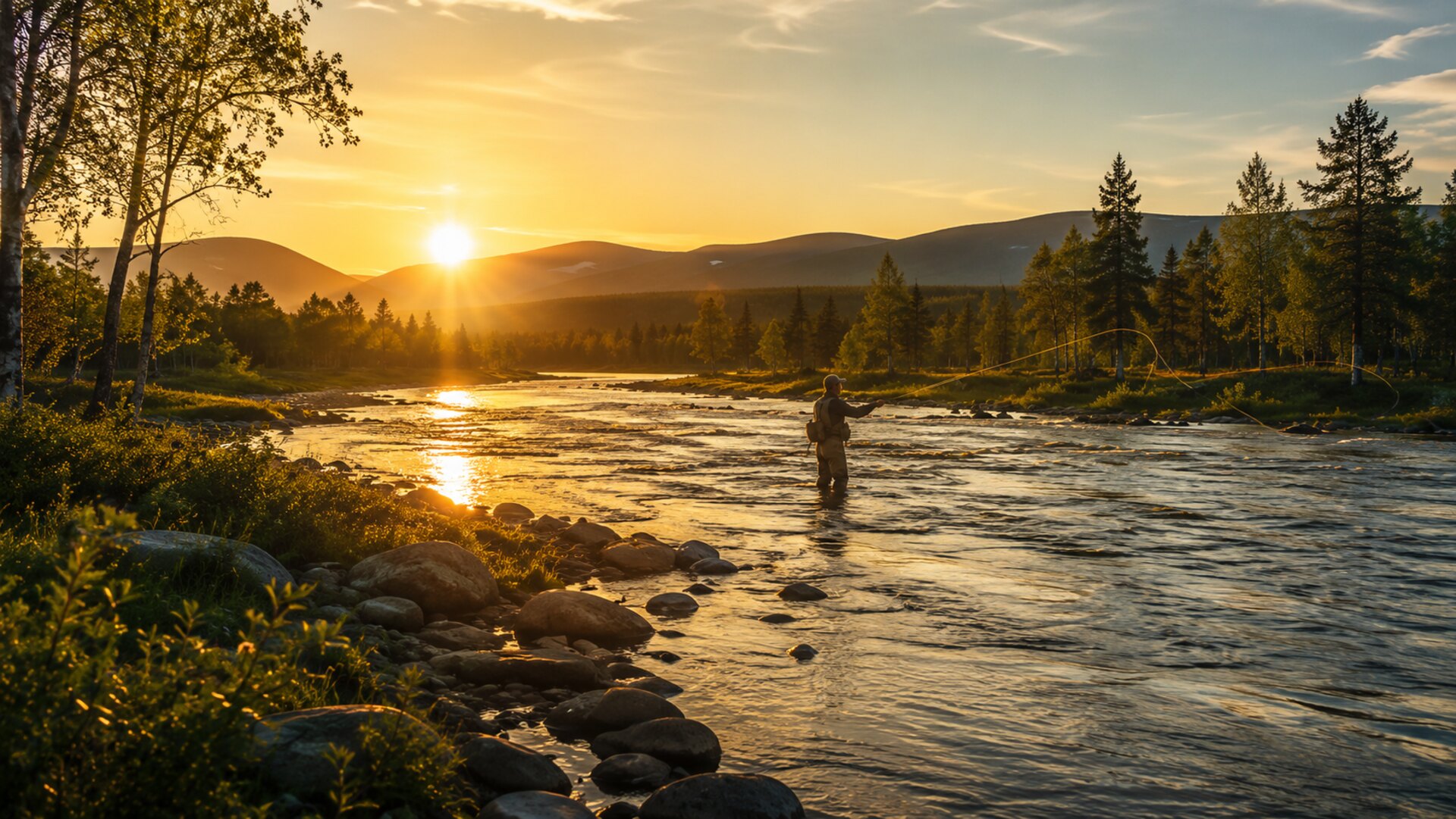 Rivers of Light: Fly Fishing the Ounasjoki Under the Midnight Sun